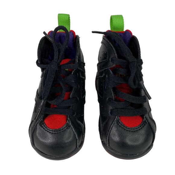 Nike Jordan 7 Retro BT Marvin The Martian 304772 028 Toddler Size 4c Black - Picture 11 of 12